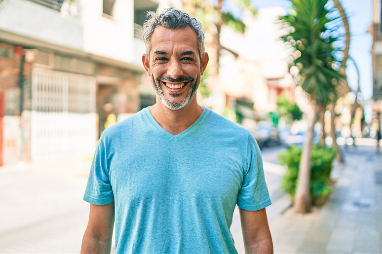 Smiling patient of Oral & Facial Surgery Center of Tallahassee